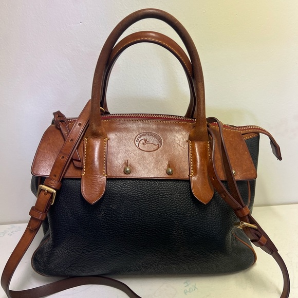 Dooney & Bourke Black and Brown Satchel - Picture 6 of 6